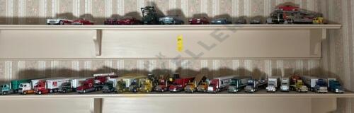 Collection of Winross Trucks and Model Toy Cars