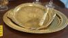 Golden Punch Bowl Set, Platter, Wall Art, and More - 4