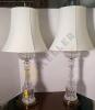 Pair of Glass Table Lamps