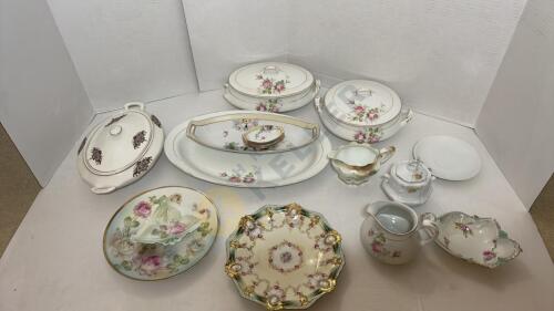 Homer Laughlin China, Hand Painted Nippon, and More