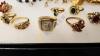 Rings, Bracelets, Pins, Pierced Earrings, and Box - 14