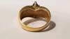 14K Gold Ring with Black Marquise Stone - 4