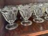 Sundae Dishes and Blue Goblets - 3