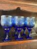 Sundae Dishes and Blue Goblets - 4