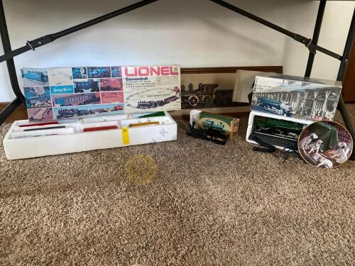 Lionel Electric Train Set, Crescent Train Telephone, and More