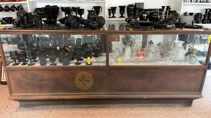 Vintage Glass and Wood Display Case