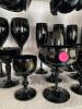 Collection of Black Milk Glass and More - 4
