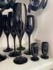 Collection of Black Milk Glass and More - 5