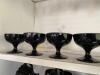 Collection of Black Milk Glass and More - 7