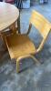 Children’s Wood Table and Chairs - 2