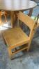 Children’s Wood Table and Chairs - 3