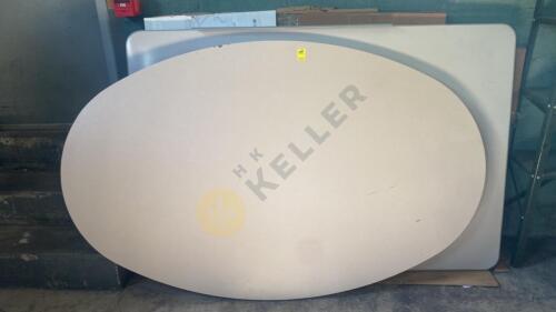 Oval Table Top, White Board and More