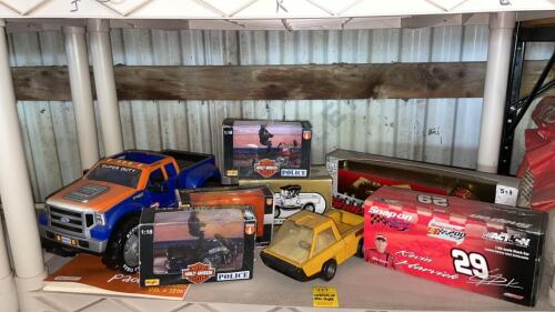 Little Tikes Truck, Harley Davidson Die Cast Motorcycles, and More