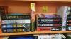 Adventure Suspense Paperback Novels On 5 shelves - 6