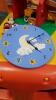 Little Tikes Picnic Table, Toys, Clock, and Play Rug - 6