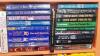 Variety of Paperback Mystery Novels On 3 Shelves - 4