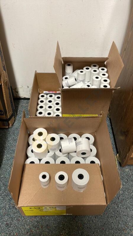 Boxes of Thermal Rolls