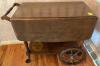 Wooden Rolling Drop Leaf Tea Cart