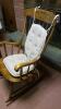 Wooden Chair with Needlework and Nail Head Accent, And More - 7