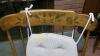 Wooden Chair with Needlework and Nail Head Accent, And More - 8