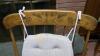 Wooden Chair with Needlework and Nail Head Accent, And More - 9