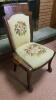 Wooden Chair with Needlework and Nail Head Accent, And More - 15