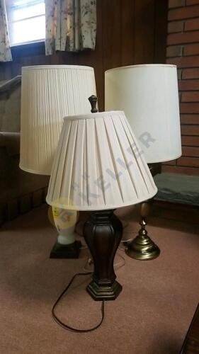 3 Decorative Table Lamps