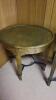 2 Wooden Side Tables with Metal Legs and Oval Mirror - 4