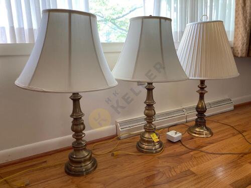 Three Table Lamps