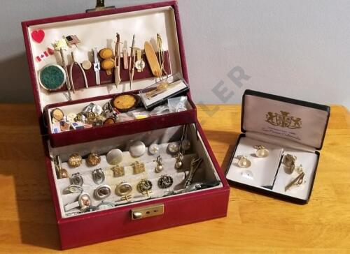 Cufflinks, Tie Tacks, Lapel Pins, and Watches