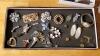 Brooches, Barrettes, Watches, Shoe Clips, and Boxed Jewelry - 8