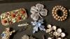 Brooches, Barrettes, Watches, Shoe Clips, and Boxed Jewelry - 11