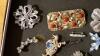 Brooches, Barrettes, Watches, Shoe Clips, and Boxed Jewelry - 14