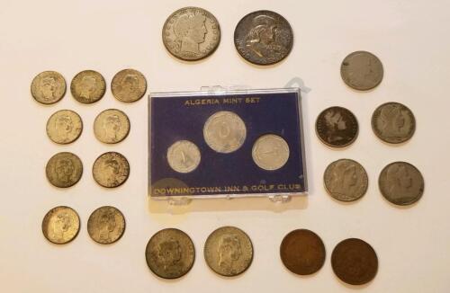 Silver U.S. Half Dollars, Silver Foreign Coins, and More