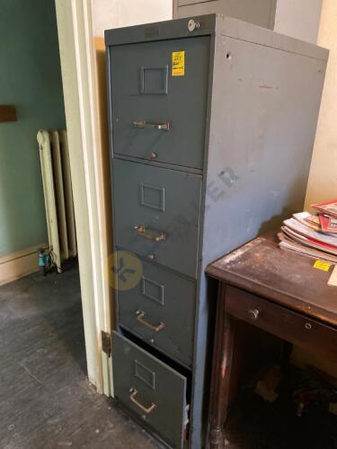 Two Metal Storage Cabinet