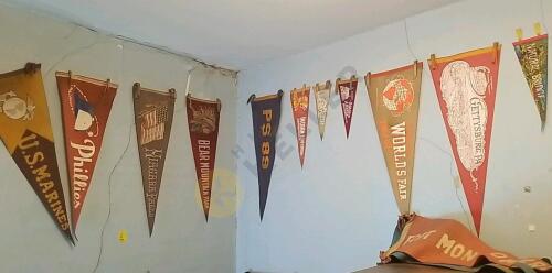 20 Souvenir Pennant Flags