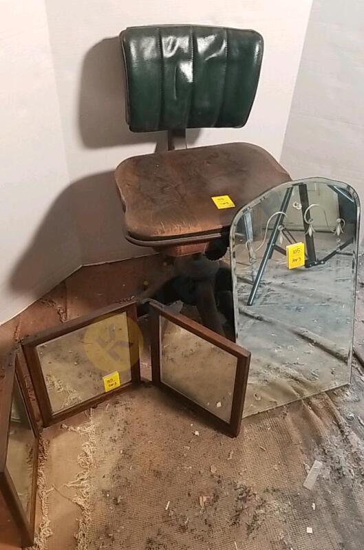 Vintage Desk Chair, Wall Mirror, and More