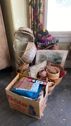 Baskets, Fabric, Travel Decor, and More