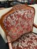 Wood and Upholstry Accent Chair - 3