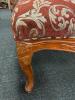 Wood and Upholstry Accent Chair - 5