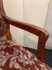 Wood and Upholstry Accent Chair - 8