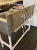 Stainless 3 Tub Commercial Sink - 6