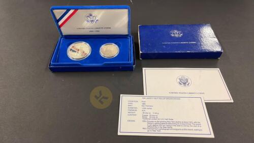 United States Liberty Coins 1986 Proof Set