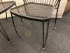 Pair of Metal Bistro Chairs - 4