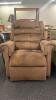 Brown Microfiber Electric Recliner - 2