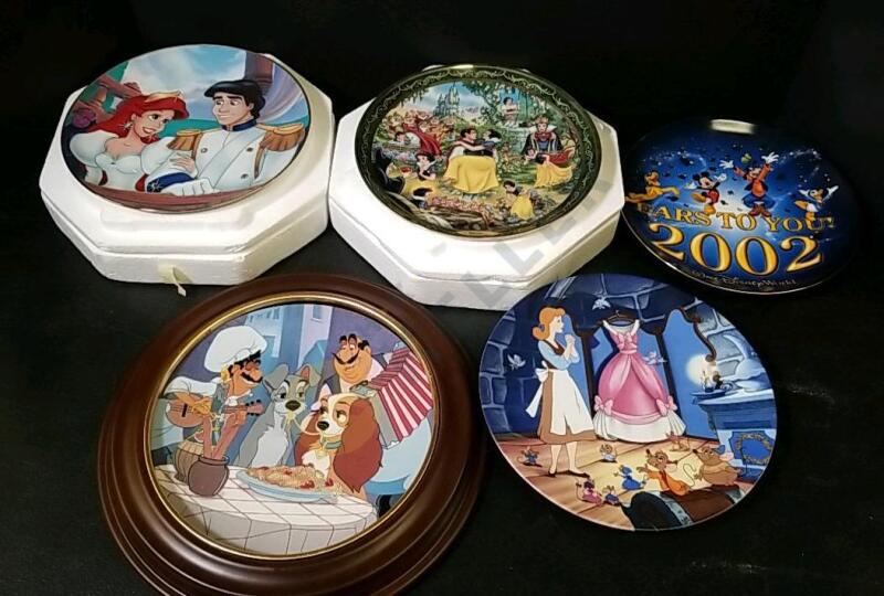 4 Limited Edition Disney Collector Plates, And More.