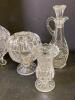 Variety of Clear Crystal Pieces - 6