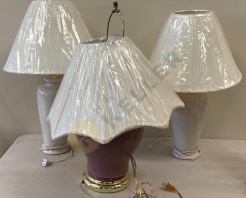 3 Table Lamps