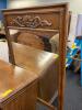 Carved Wood Dresser with Mirror - 3