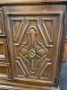 Carved Wood Dresser with Mirror - 6